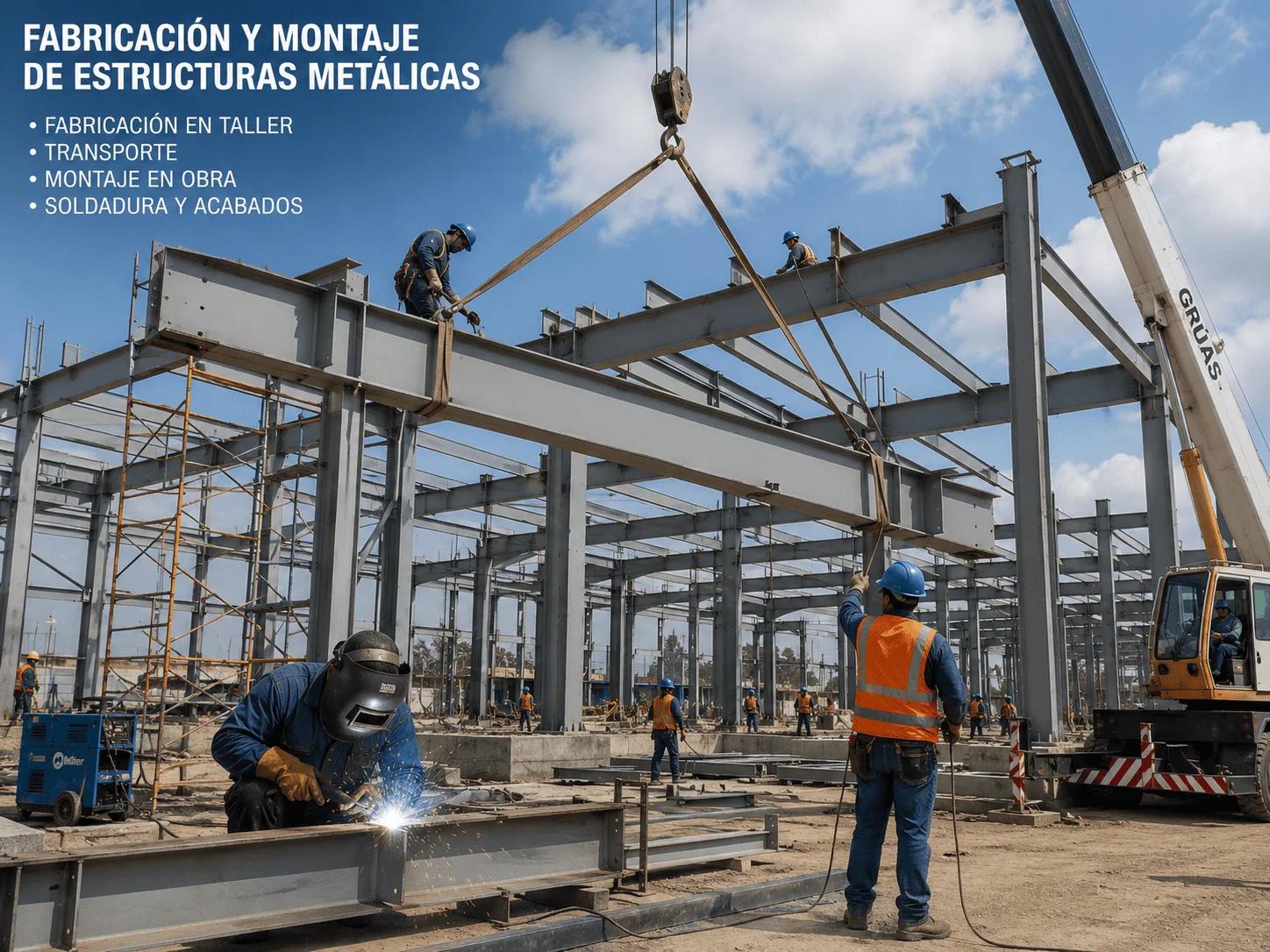 Fabricación y montaje de estructuras metálicas